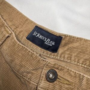 St. John's Bay Men's Tan Corduroy Pants